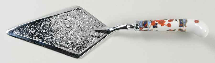 Mandarin Pie & Cake Server with Stainless Blade by House of Prill-1