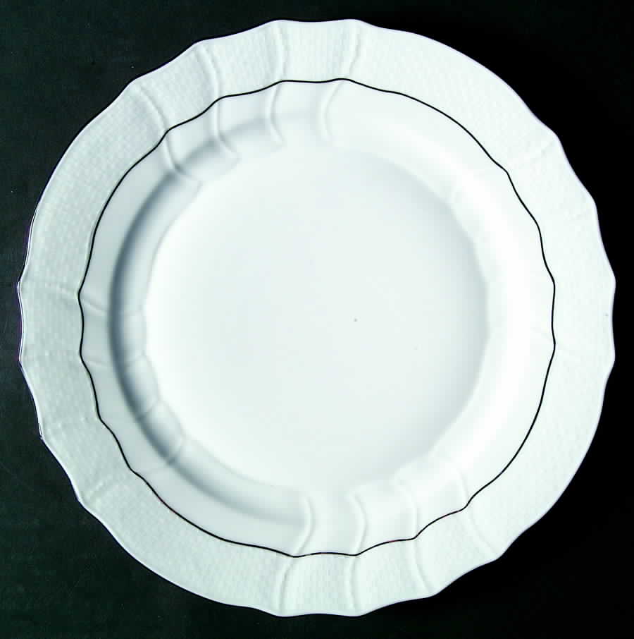 Platinum Edge Dinner Plate by Herend-1