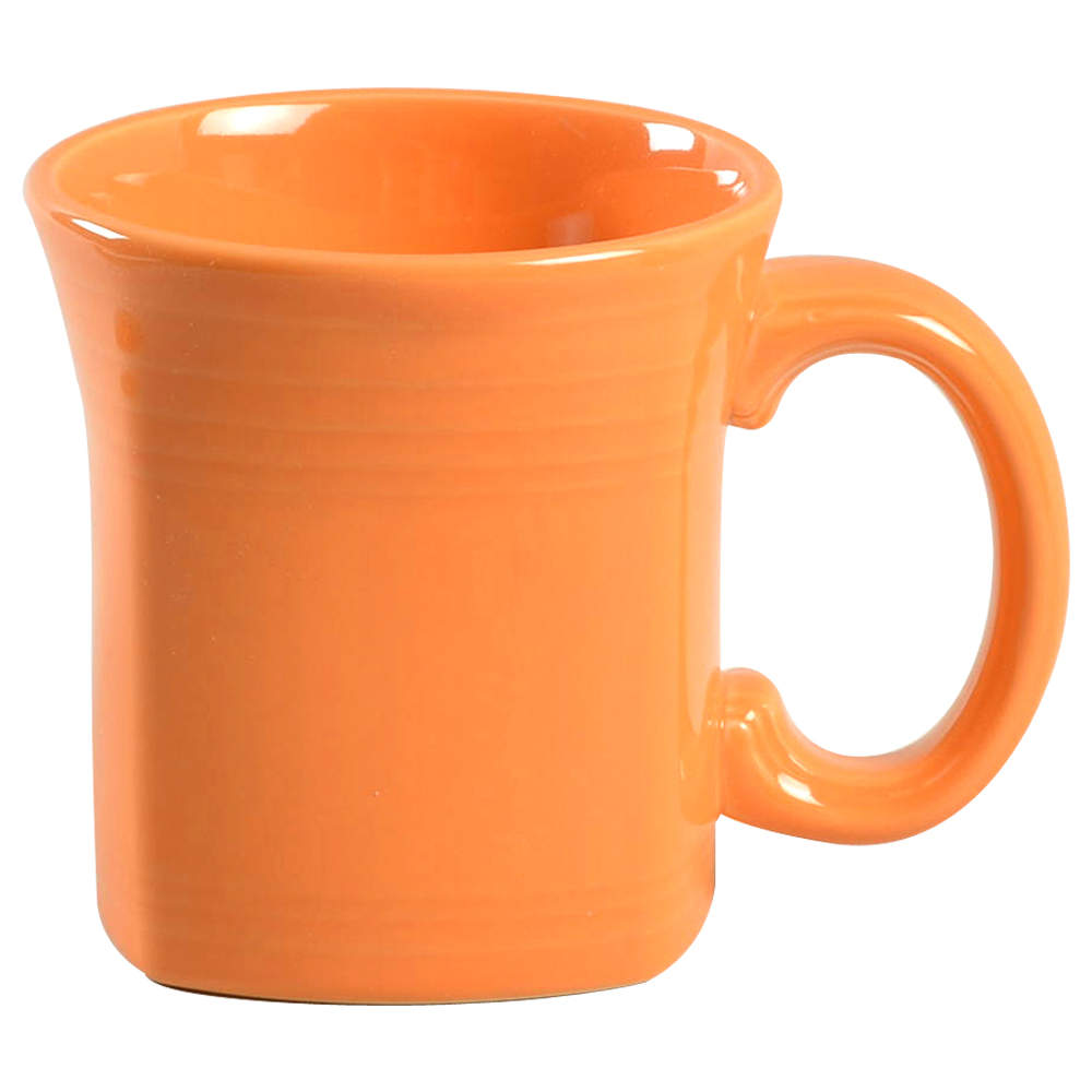 Fiesta Tangerine (Intro 2003) Square Mug by Homer Laughlin -1