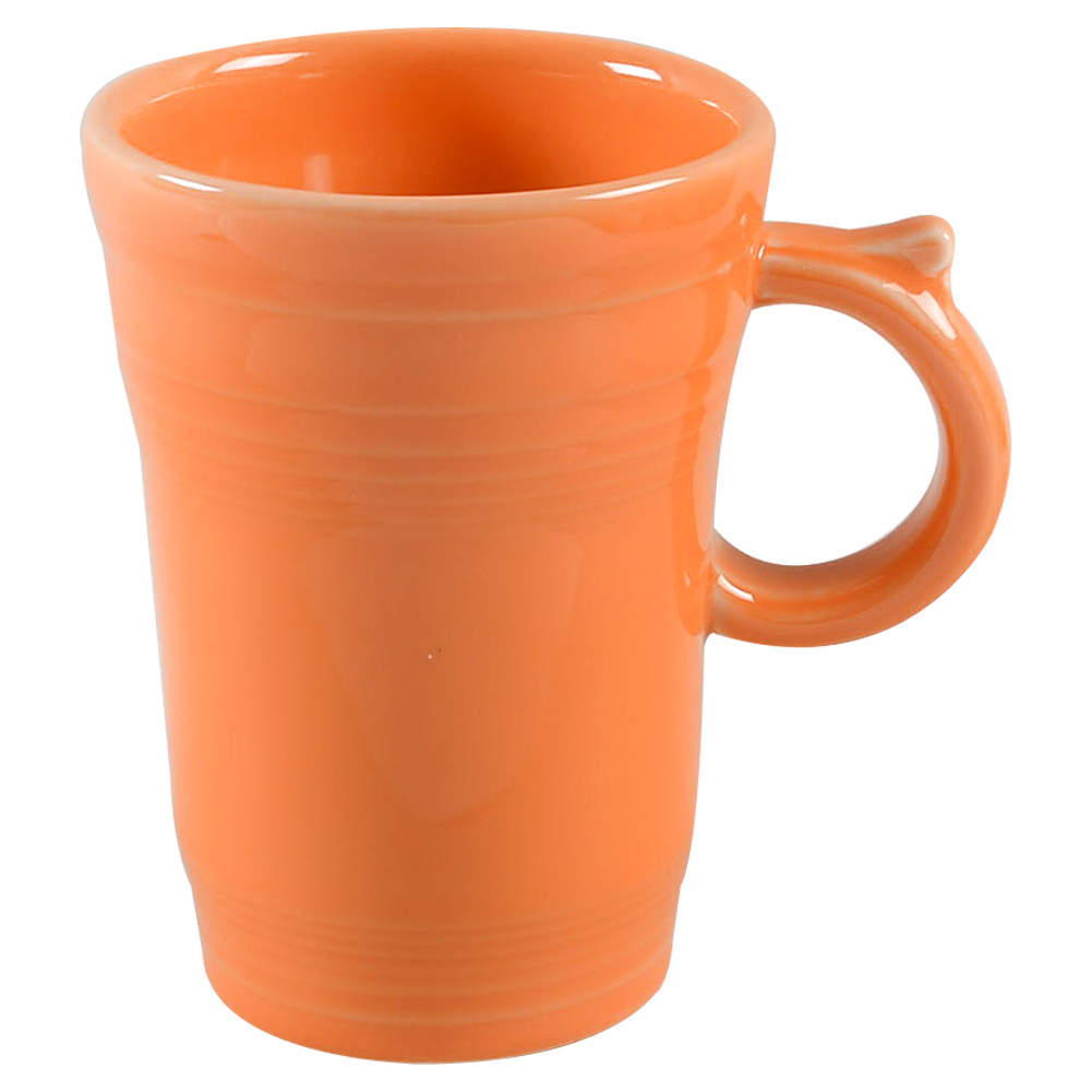 Fiesta Tangerine (Intro 2003) Latte Mug by Homer Laughlin -1