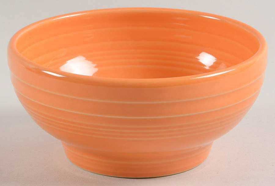 Fiesta Tangerine (Intro 2003) 5" Footed Bowl by Homer Laughlin -1