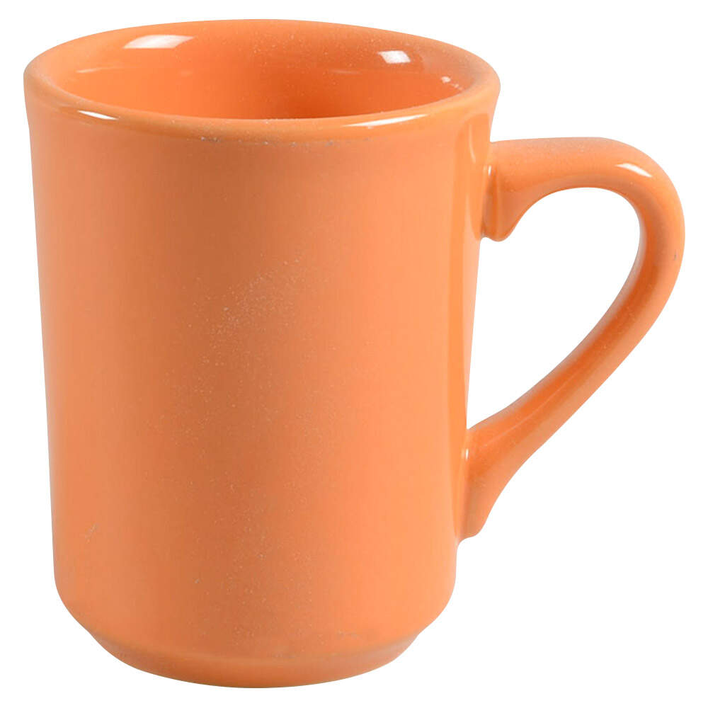 Fiesta Tangerine (Intro 2003) Denver Mug by Homer Laughlin -1
