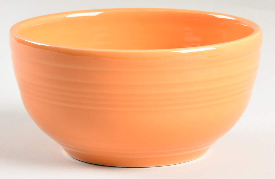 Fiesta Tangerine (Intro 2003) 22 Oz Small Bistro Bowl by Homer Laughlin -1