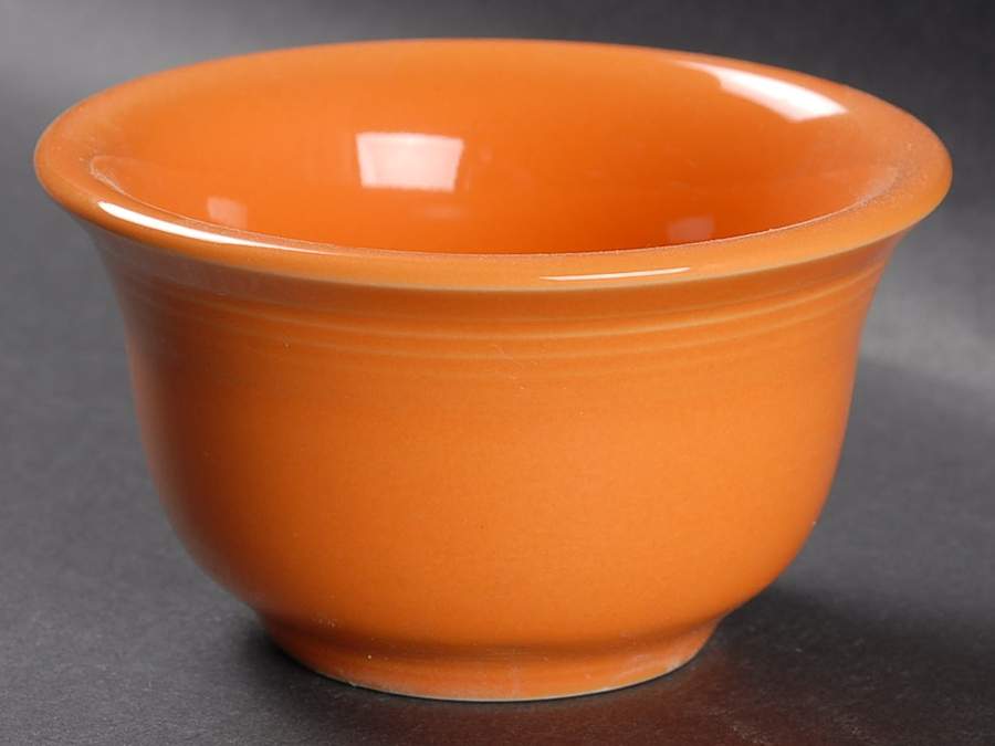 Fiesta Tangerine (Intro 2003) Bouillon Cup (No Saucer Made) by Homer Laughlin -1