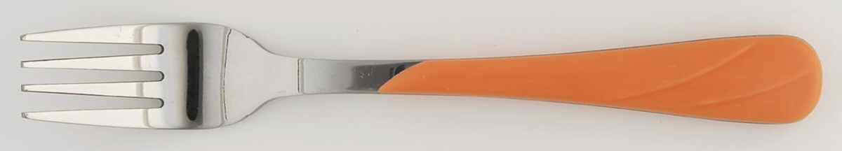 Fiesta Tangerine (Intro 2003) Individual Salad Fork by Homer Laughlin -1
