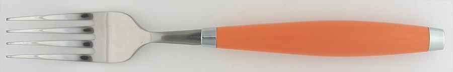 Fiesta Tangerine (Intro 2003) Dinner Fork (7 1/2" or Larger) by Homer Laughlin -1