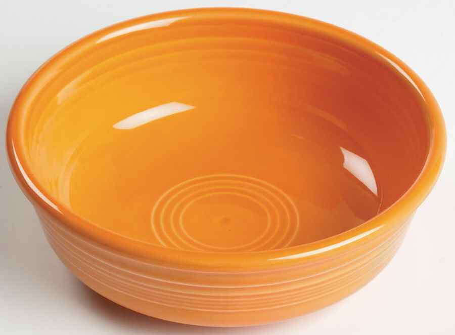 Fiesta Tangerine (Intro 2003) Coupe Cereal Bowl by Homer Laughlin -1