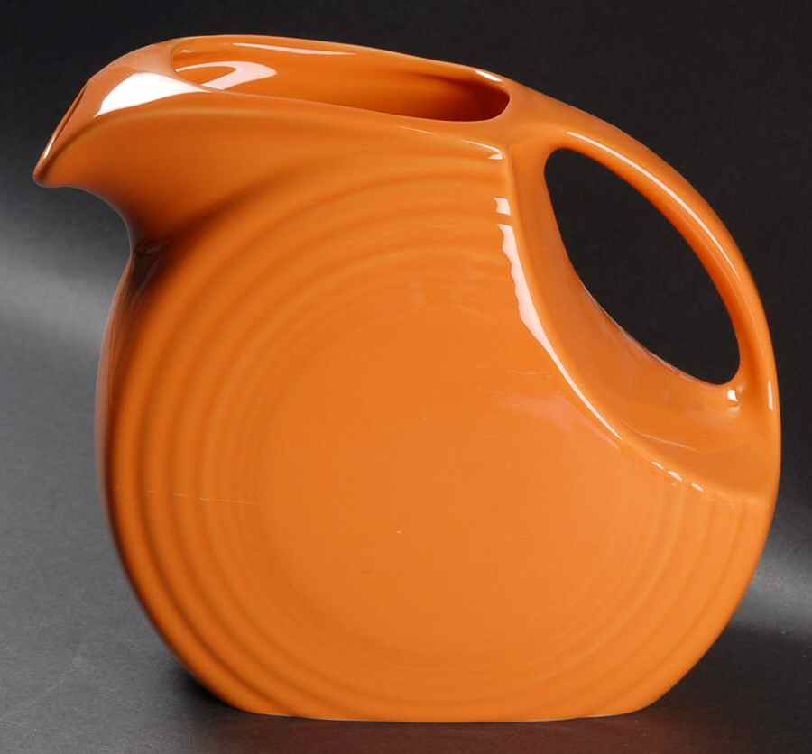 Fiesta Tangerine (Intro 2003) 64 Oz Pitcher by Homer Laughlin -1