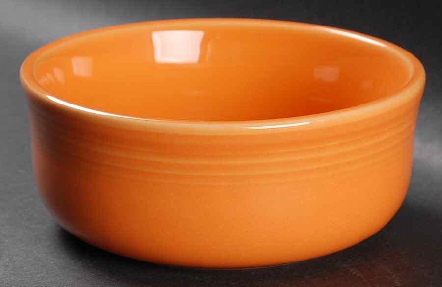 Fiesta Tangerine (Intro 2003) Chowder Bowl by Homer Laughlin -1