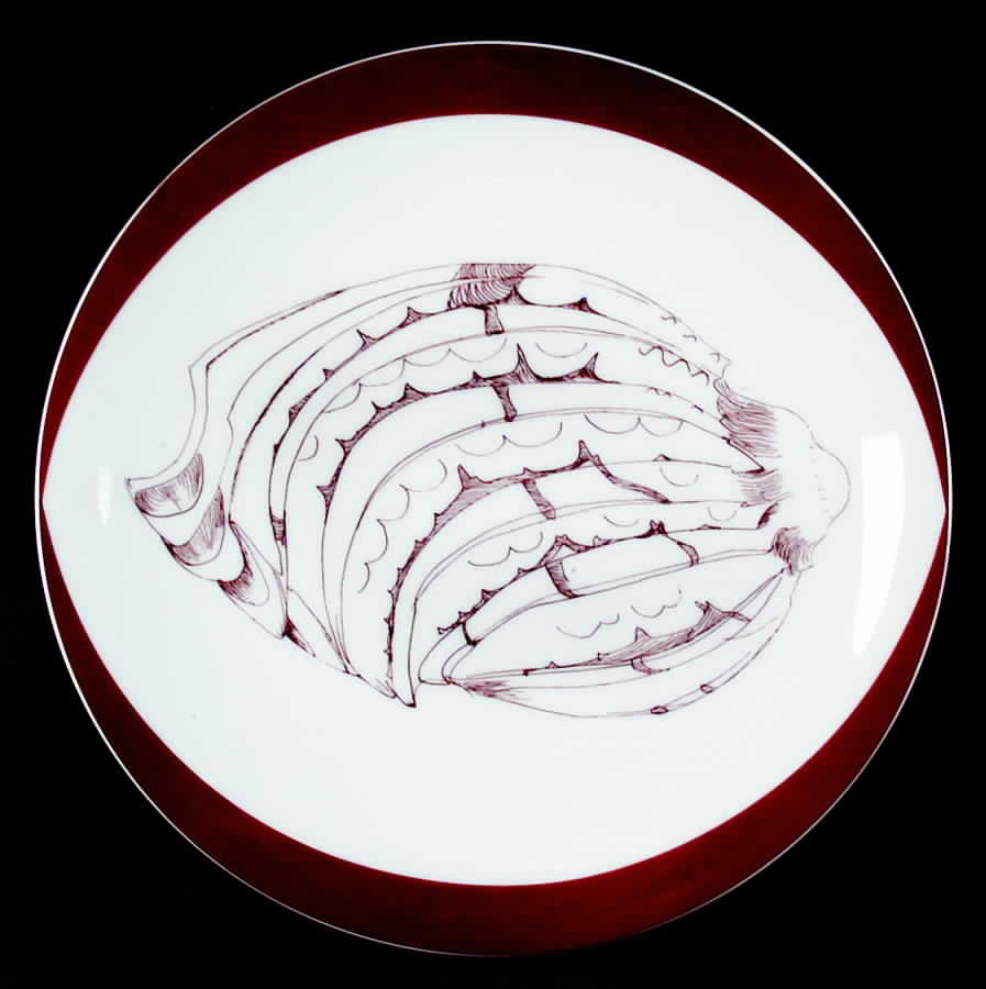 Stix Rare Shell Collection Salad Plate by Heinrich - H&C-1