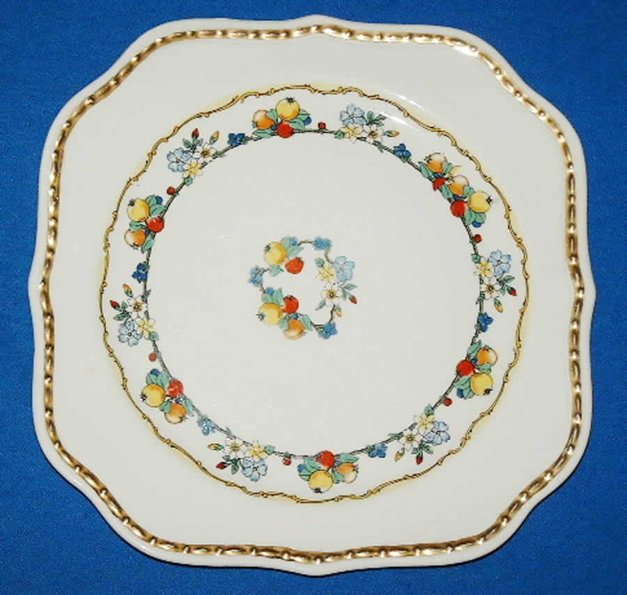 HLC2335 Square Salad Plate by Homer Laughlin -1