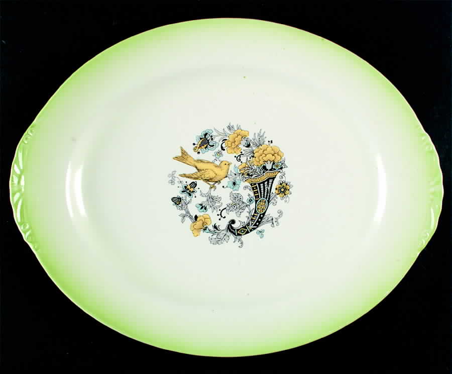 HLC2338 13" Oval Serving Platter by Homer Laughlin -1
