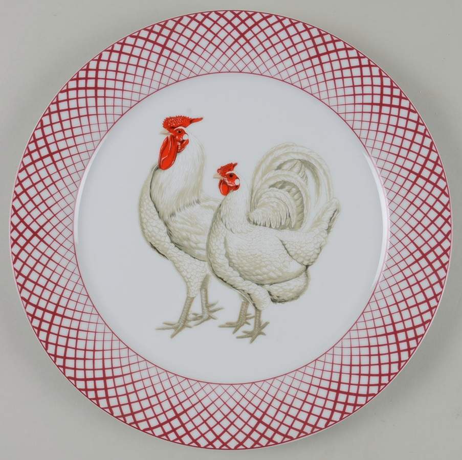 Rooster 12" Chop Plate (Round Platter) by Home Essentials-1