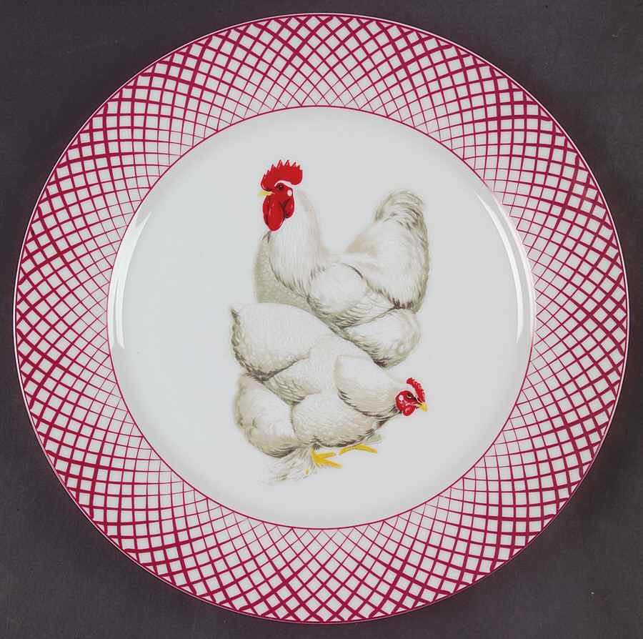 Rooster Dinner Plate by Home Essentials-1