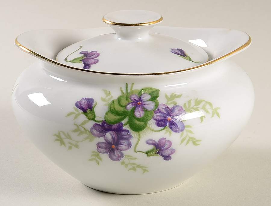 Bouquet Sugar Bowl & Lid by Harvan-1