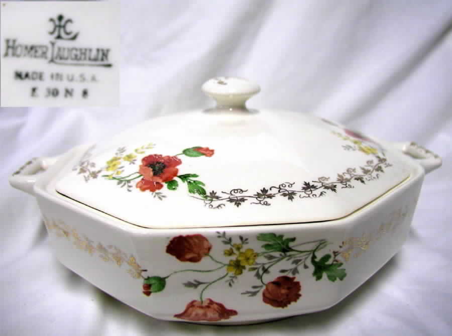 HLC2361 Round Covered Vegetable by Homer Laughlin -1