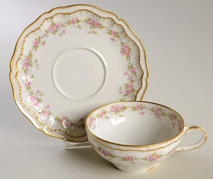 Schleiger 350-1 Oversized Cup & Saucer Set by Haviland-1