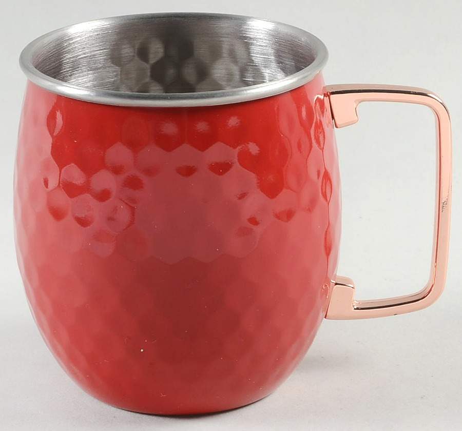 Fiesta Scarlet (Intro 2004) Metal Mule Mug by Homer Laughlin -1
