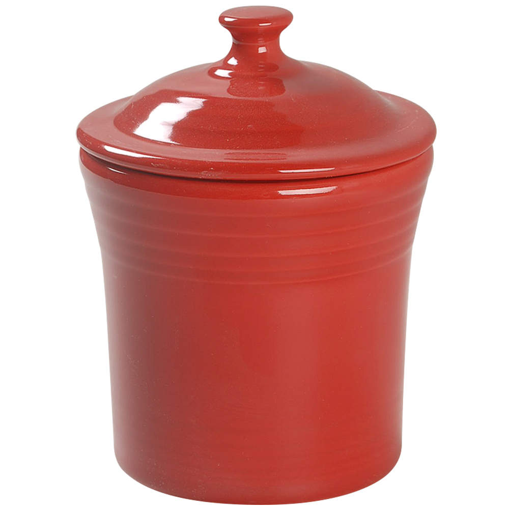 Fiesta Scarlet (Intro 2004) Mini Canister & Lid by Homer Laughlin -1