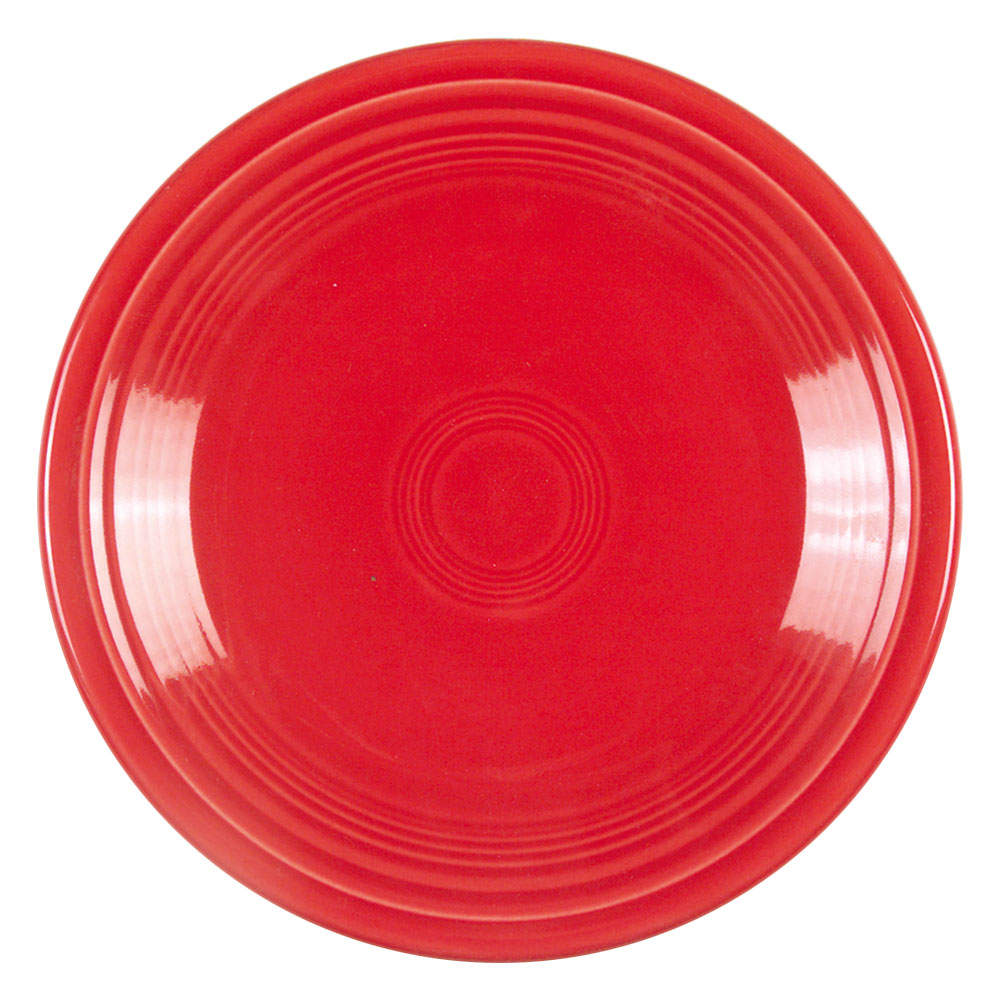 Fiesta Scarlet (Intro 2004) Salad Plate by Homer Laughlin -1