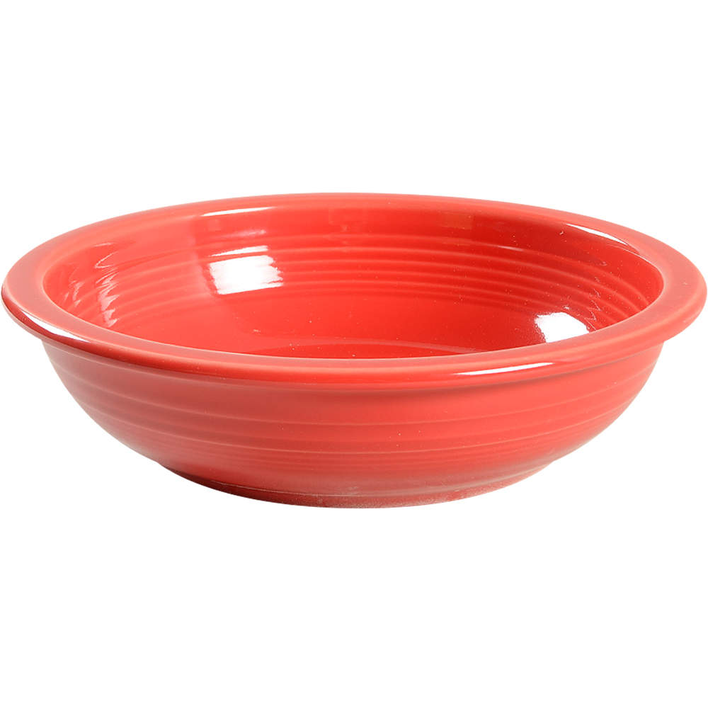 Fiesta Scarlet (Intro 2004) 8" Individual Pasta Bowl by Homer Laughlin -1