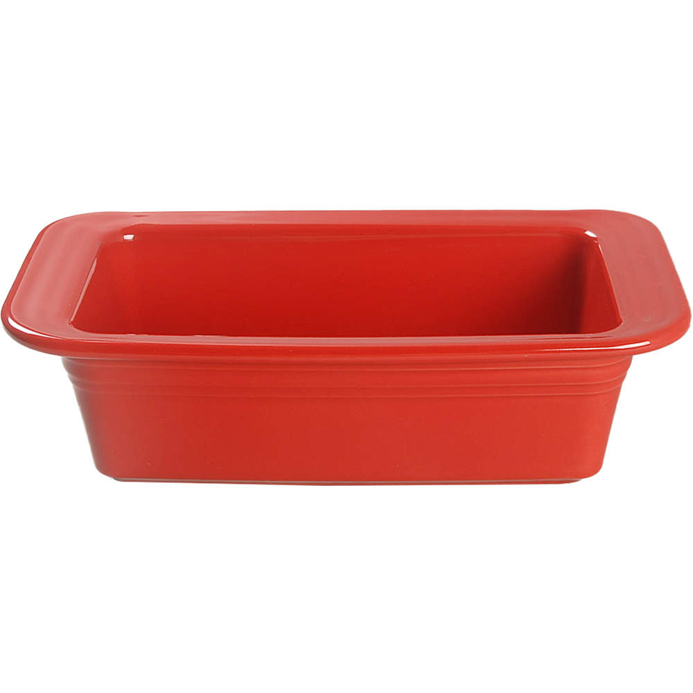 Fiesta Scarlet (Intro 2004) Loaf Pan by Homer Laughlin -1