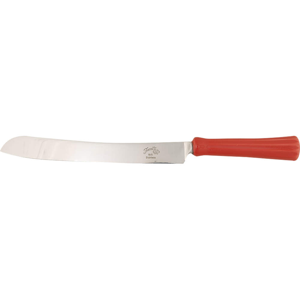 Fiesta Scarlet (Intro 2004) Cake Knife/Server with Stainless Blade by Homer Laughlin -1