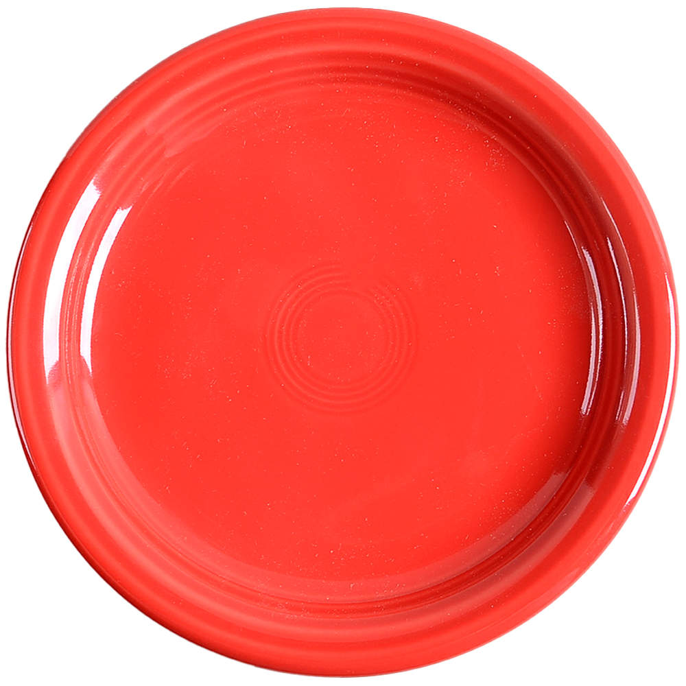 Fiesta Scarlet (Intro 2004) Bistro Deep Salad Plate by Homer Laughlin -1