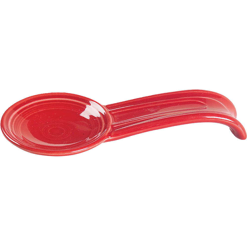 Fiesta Scarlet (Intro 2004) Spoon Rest/Holder (Holds 1 Spoon) by Homer Laughlin -1
