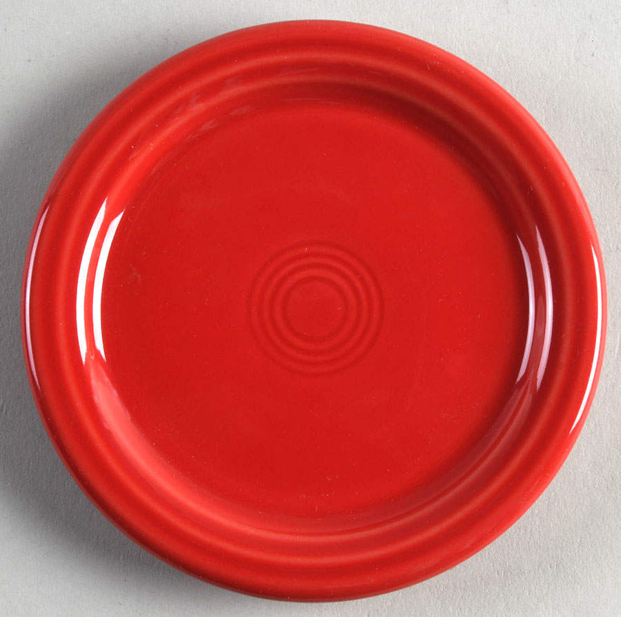 Fiesta Scarlet (Intro 2004) Coaster by Homer Laughlin -1