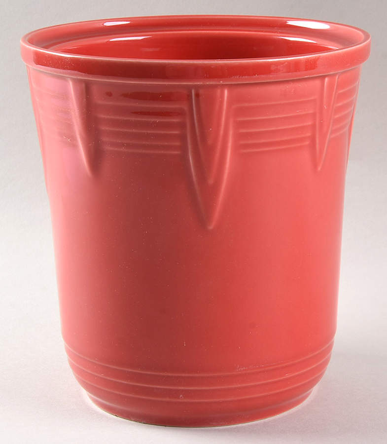 Fiesta Scarlet (Intro 2004) Utensil Holder by Homer Laughlin -1