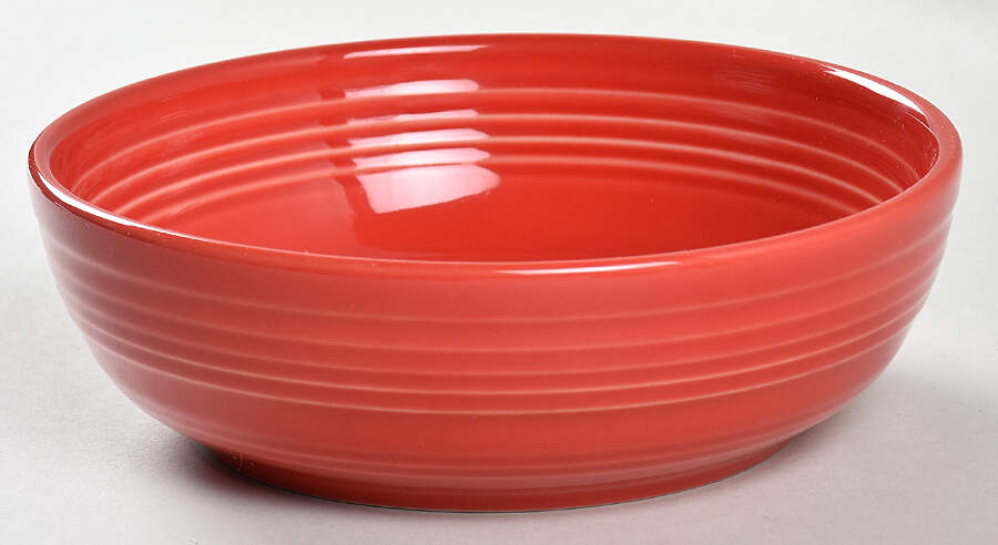 Fiesta Scarlet (Intro 2004) 6" Salad Serving Bowl by Homer Laughlin -1