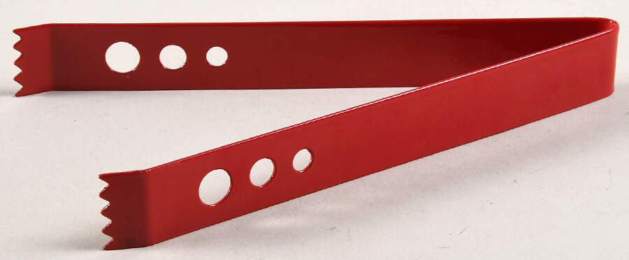 Fiesta Scarlet (Intro 2004) Metal Ice Tongs by Homer Laughlin -1