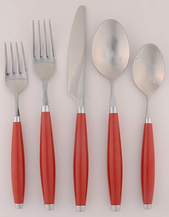 Fiesta Scarlet (Intro 2004) (5 Pc) Flatware Set by Homer Laughlin -1