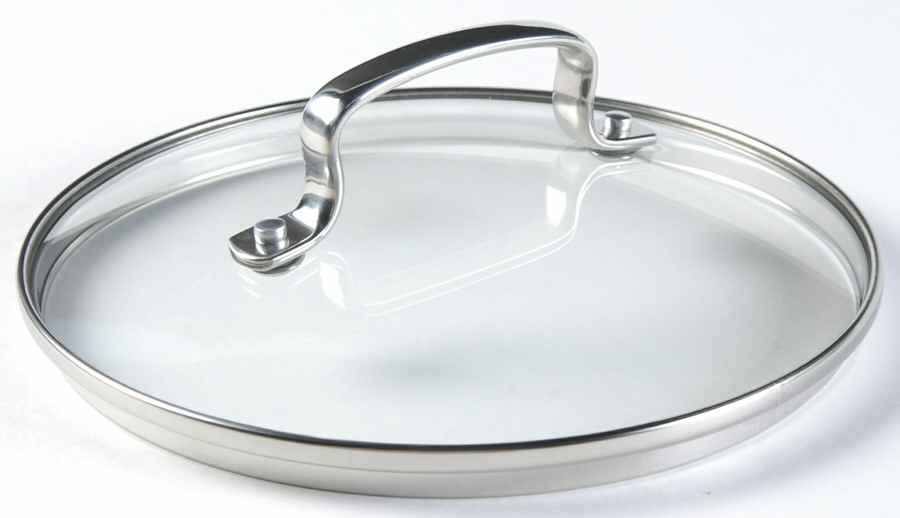 Fiesta Scarlet (Intro 2004) Lid for 2 Quart Metal Covered Saucepan by Homer Laughlin -1