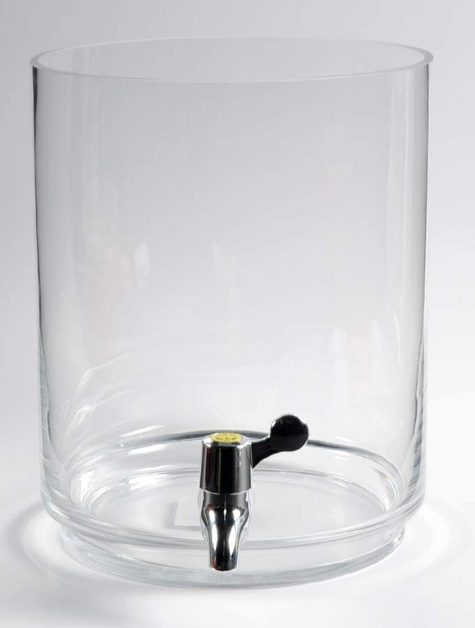 Fiesta Scarlet (Intro 2004) 9 Qt Glass Beverage Dispenser Glass Container by Homer Laughlin -1