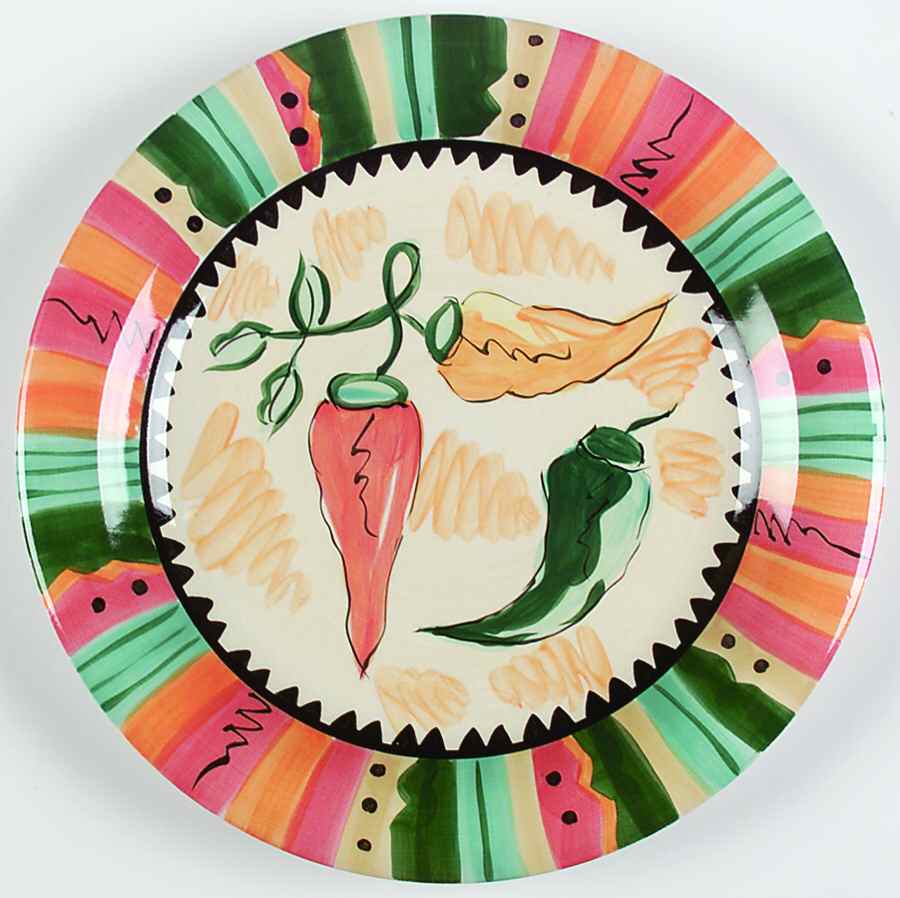 Hot Tamale Dinner Plate by Hausenware-1