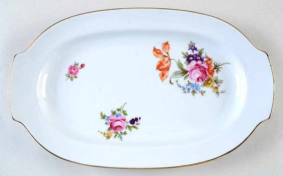 HEP46 (Smooth) 12" Oval Serving Platter by Graf Von Henneberg-1