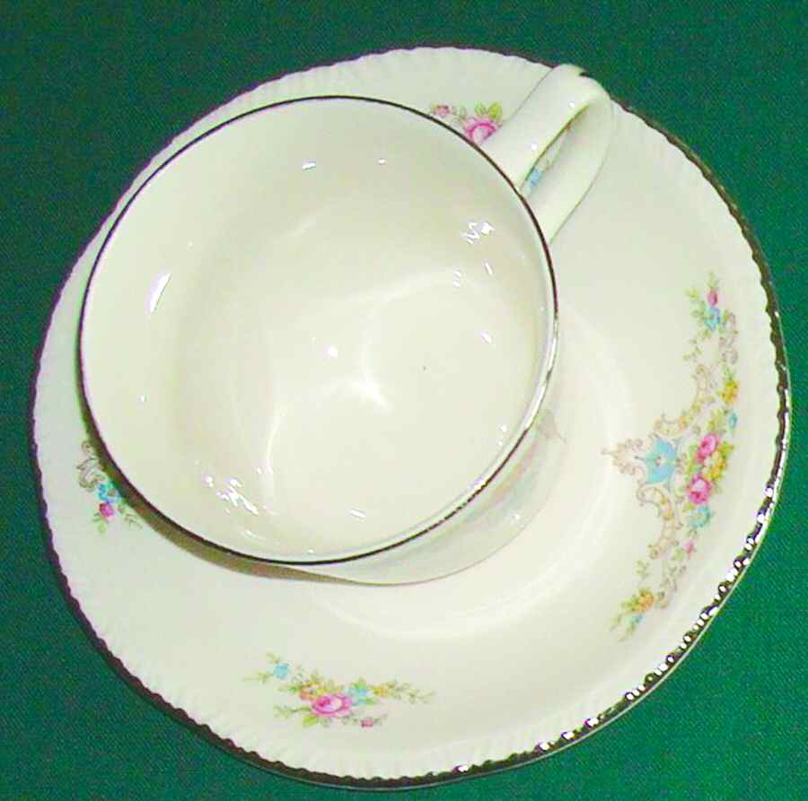 HLC2409 Footed Cup & Saucer Set by Homer Laughlin -1