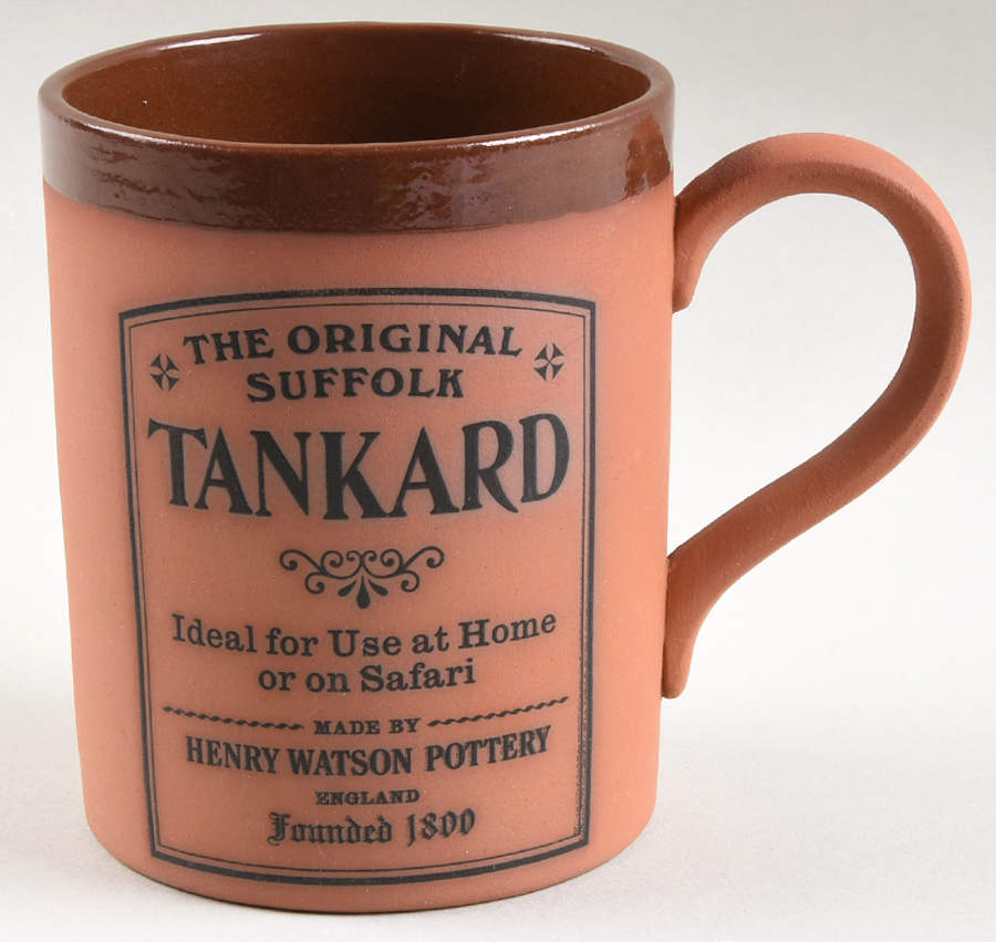 The Original Suffolk (Terra Cotta) Tankard by Henry Watson-1