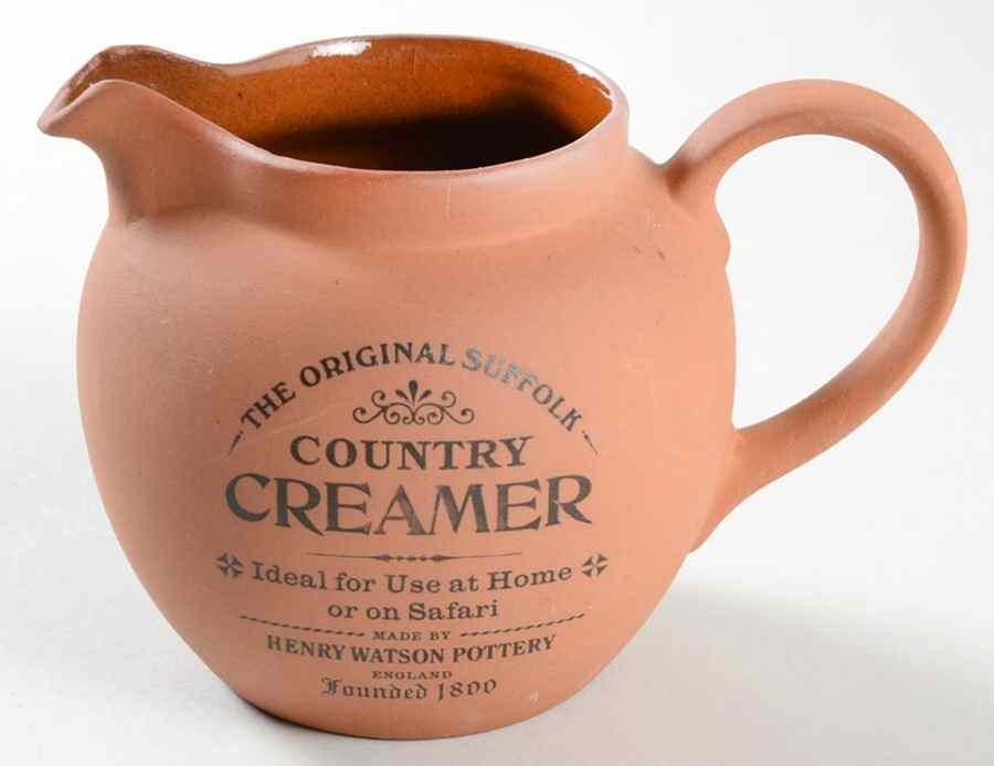 The Original Suffolk (Terra Cotta) Creamer by Henry Watson-1
