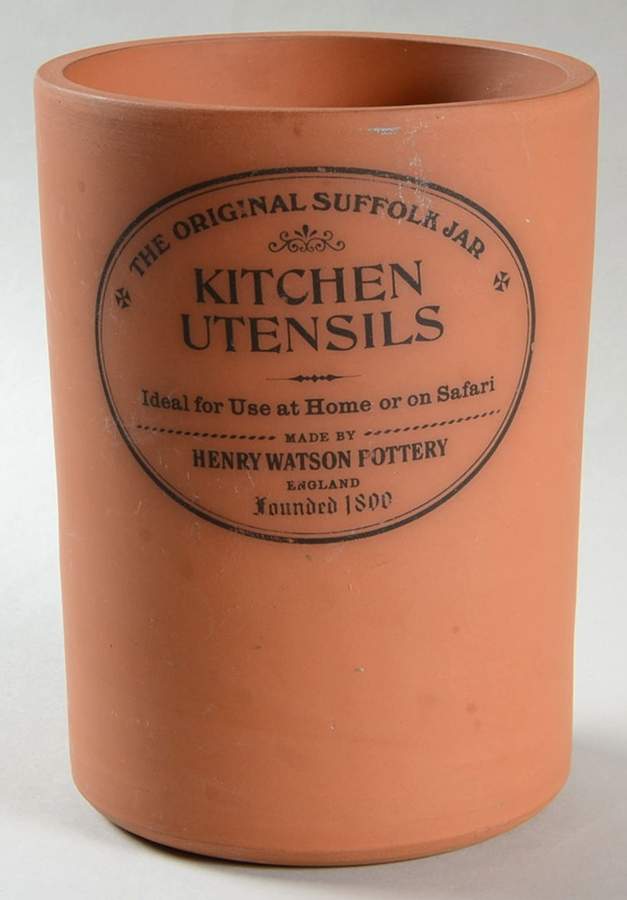 The Original Suffolk (Terra Cotta) Utensil Holder by Henry Watson-1