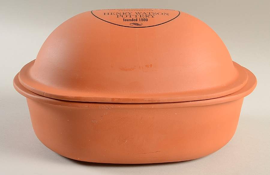 The Original Suffolk (Terra Cotta) Oval Clay Baking Brick by Henry Watson-1