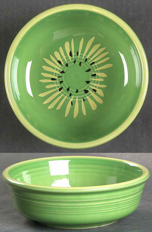 Fiesta Kiwi Coupe Cereal Bowl by Homer Laughlin -1