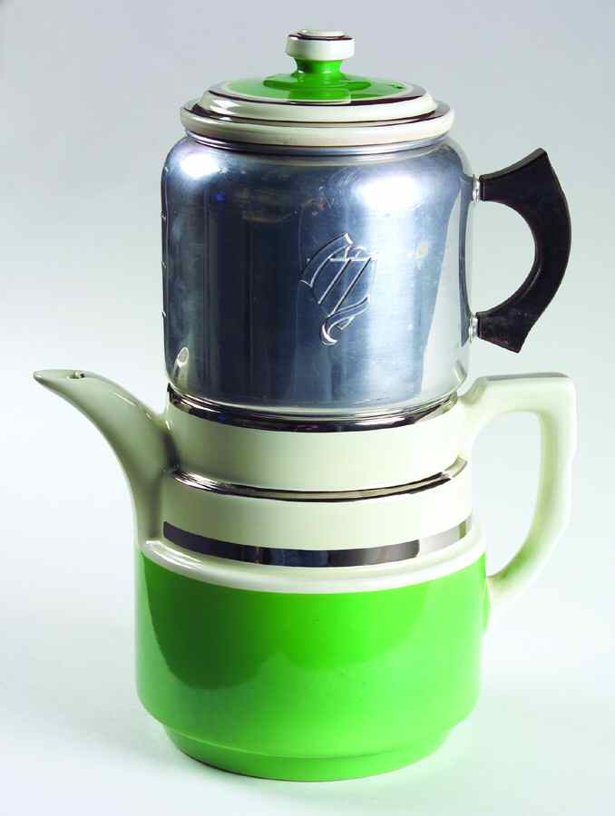 HLL27 Terrace Coffee Pot & Lid with Metal Drip by Hall-1