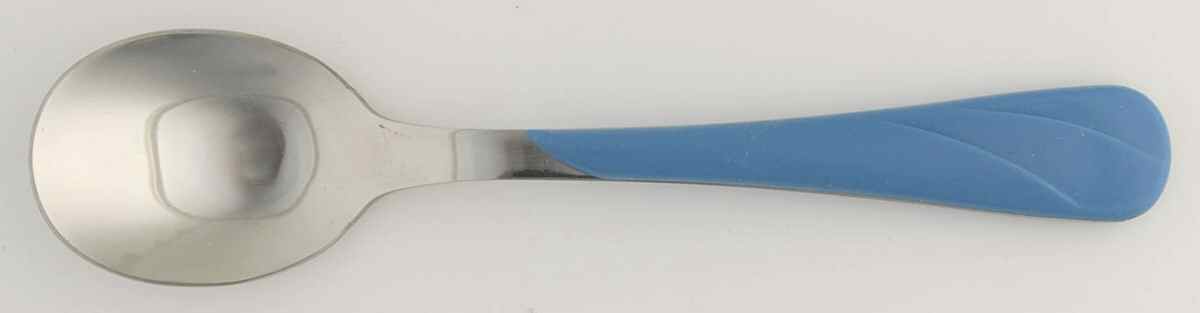 Fiesta Peacock (Intro 2005) Oval Place Soup Spoon by Homer Laughlin -1