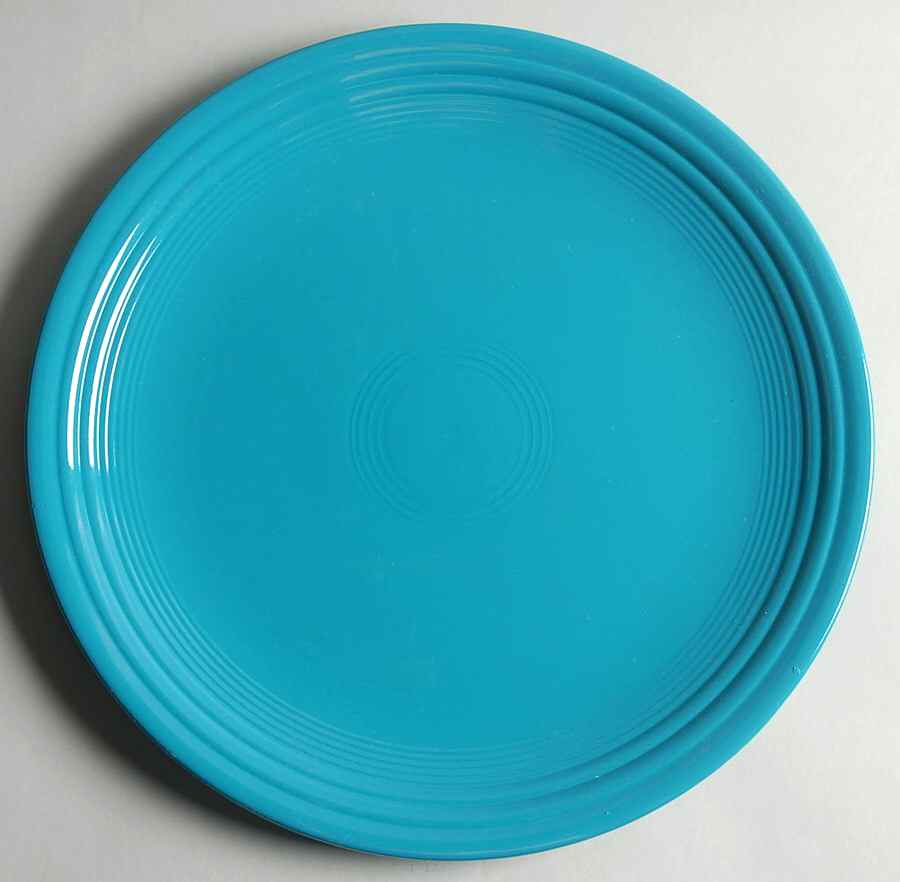Fiesta Peacock (Intro 2005) 13" Melamine Chop Plate (Round Platter) by Homer Laughlin -1