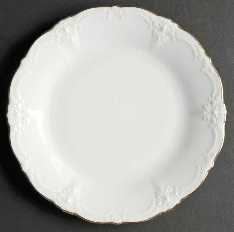 Baroness (Duchess) Gold Salad/Dessert Plate by Hutschenreuther-1