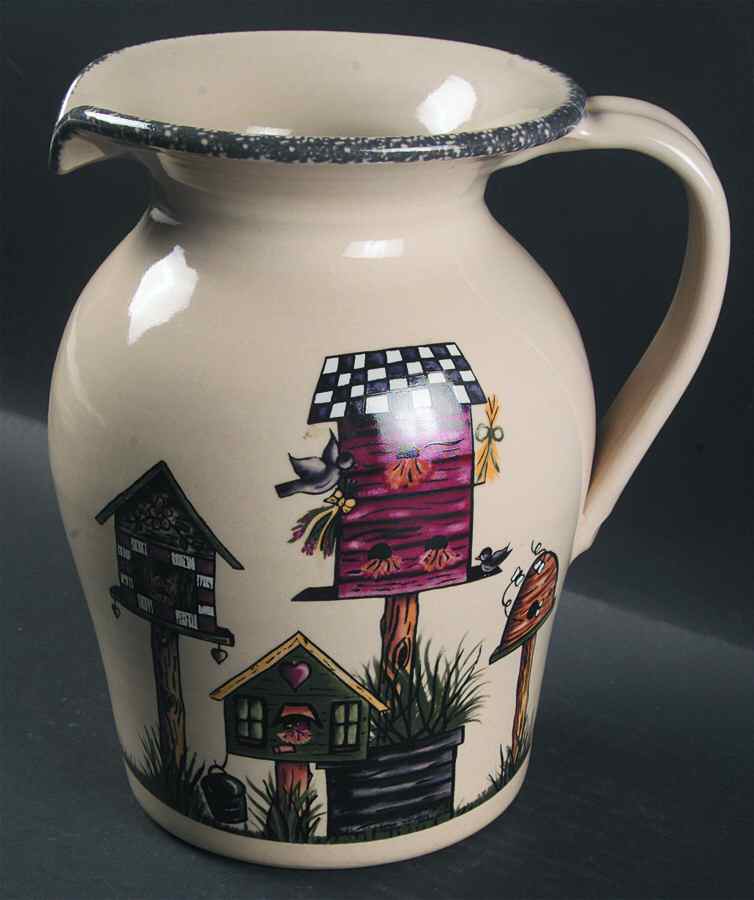 Birdhouse 96 Oz Pitcher by Home & Garden Party-1
