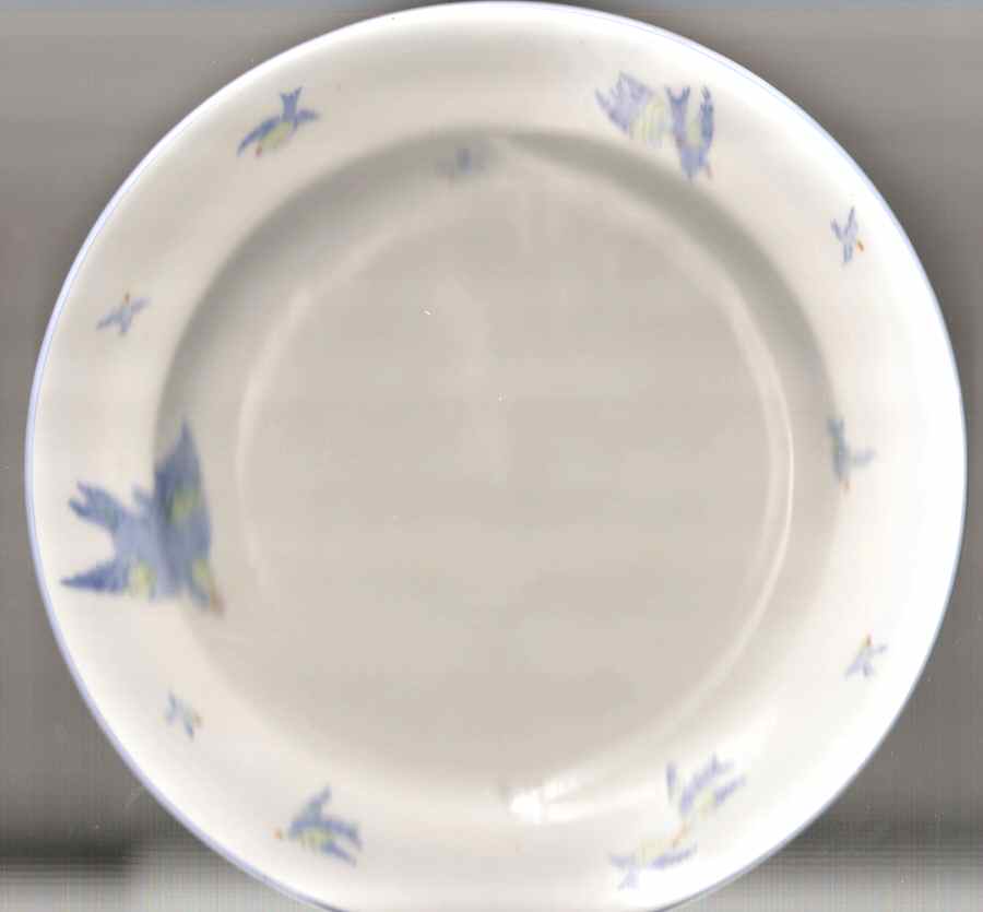 Blue Bird Luncheon Plate by Heathcote-1